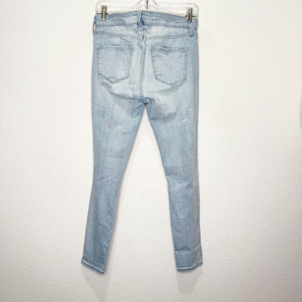 Blanqi Pregnancy Support Skinny Jeans Light Destroy Wash Distressed 6 - Picture 7 of 12